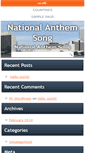 Mobile Screenshot of nationalanthemsong.com